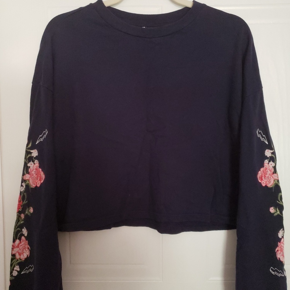 Long sleeved Crop Top